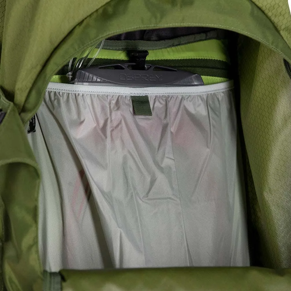 Innerfack på Osprey Aether 55L vandringsryggsäck (herr)