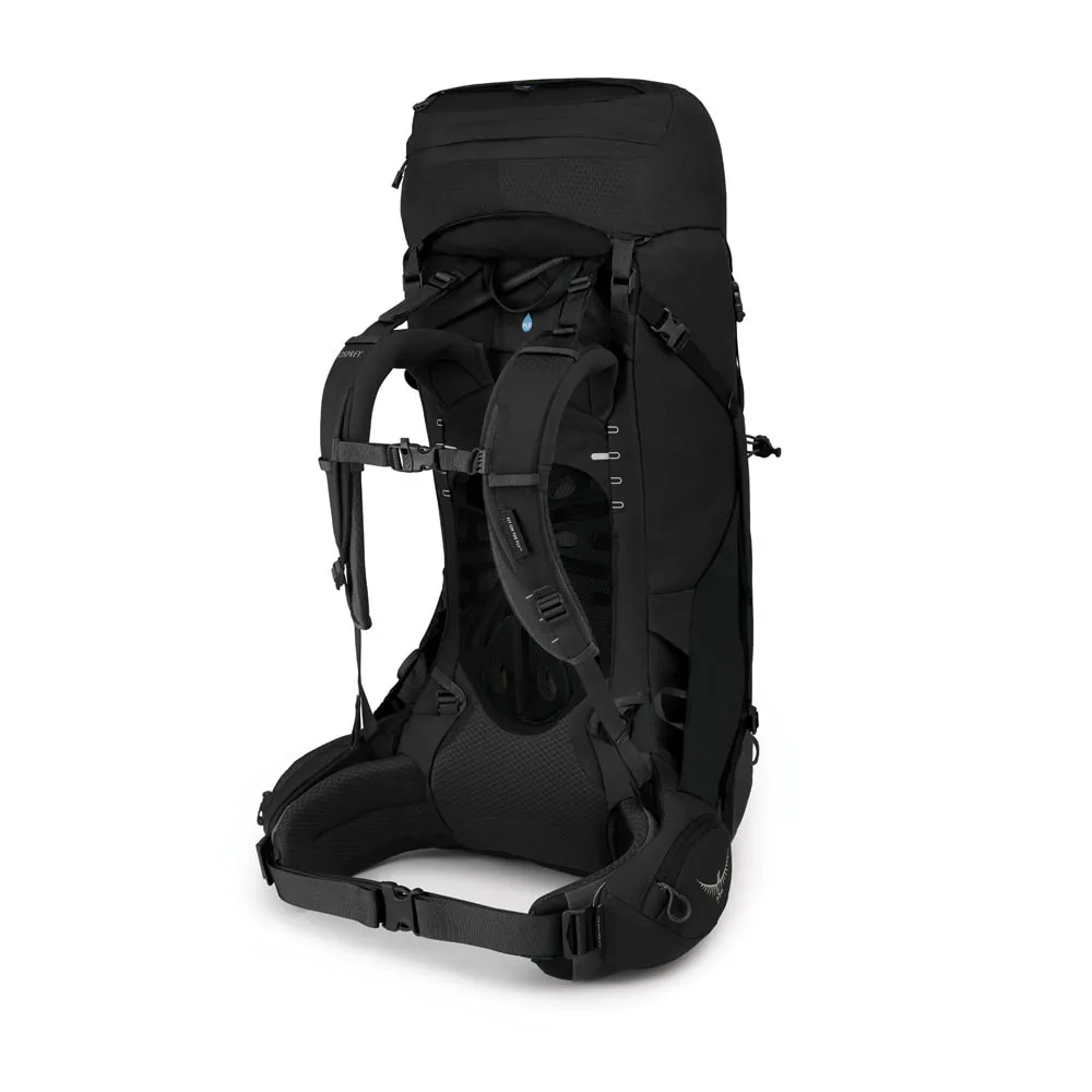 Baksida av Osprey Aether 55L vandringsryggsäck (herr)