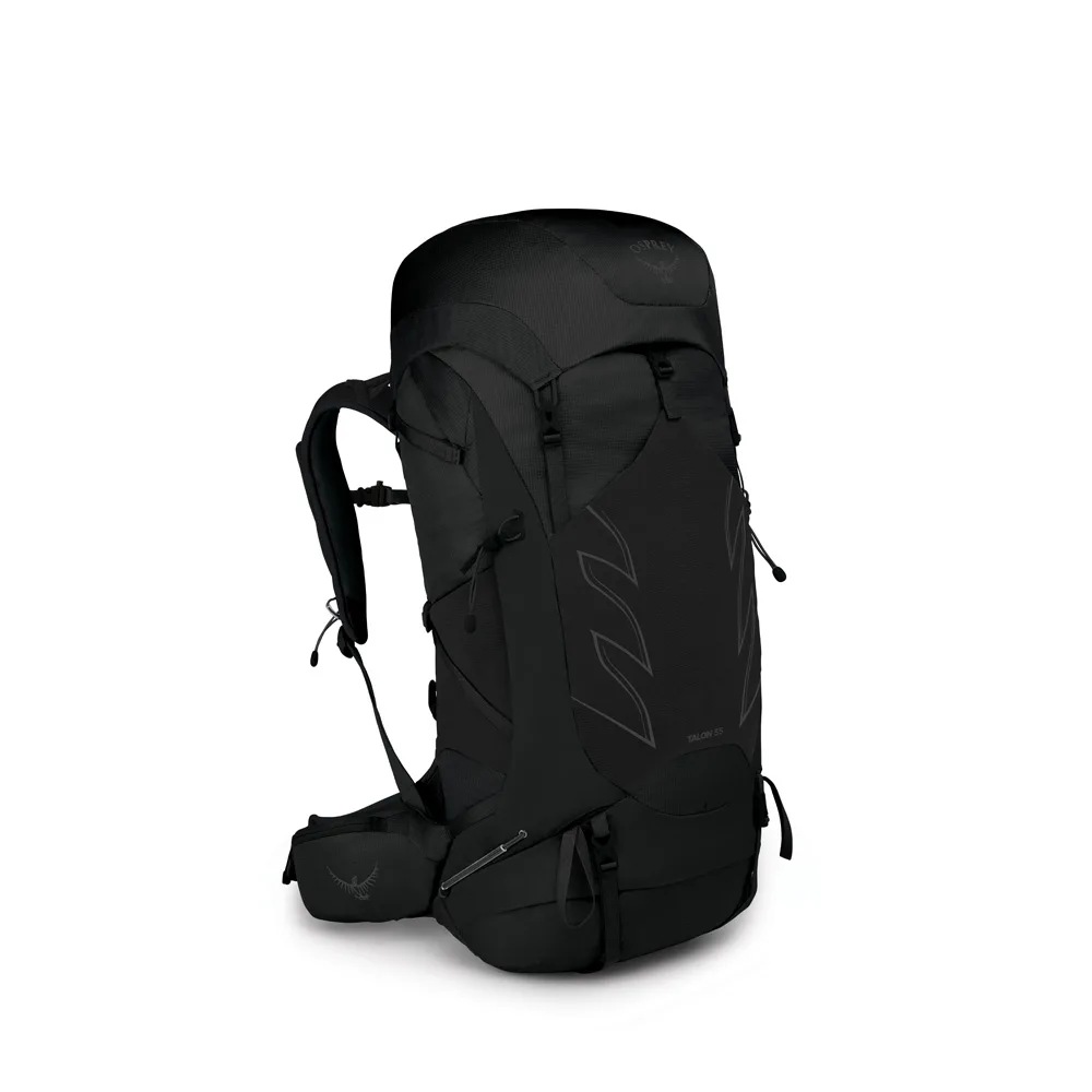 En smidig Osprey Talon 55 L vandringsryggsäck (herr)