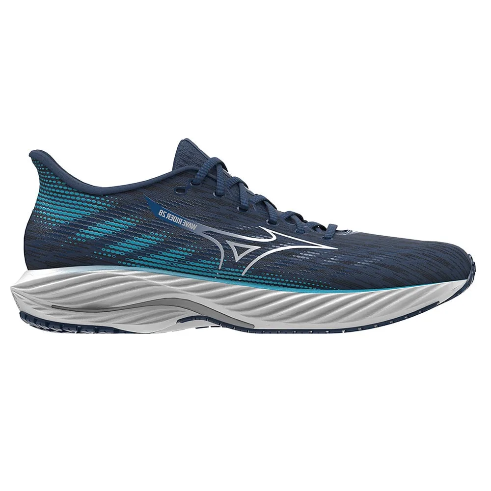 stabil och skön Mizuno Wave Rider 28 löparskor (herr)