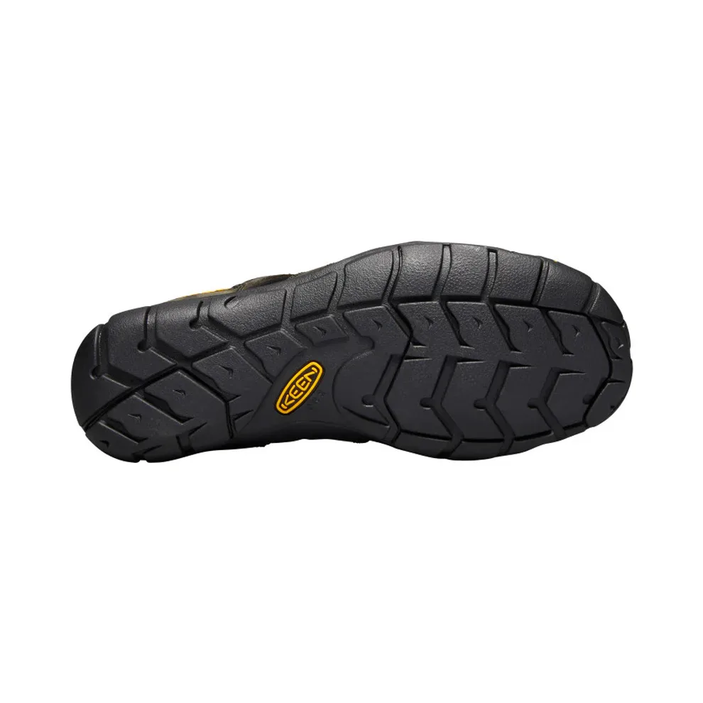 undersida sula av Keen Men’s Clearwater CNX Leather sandaler (herr)