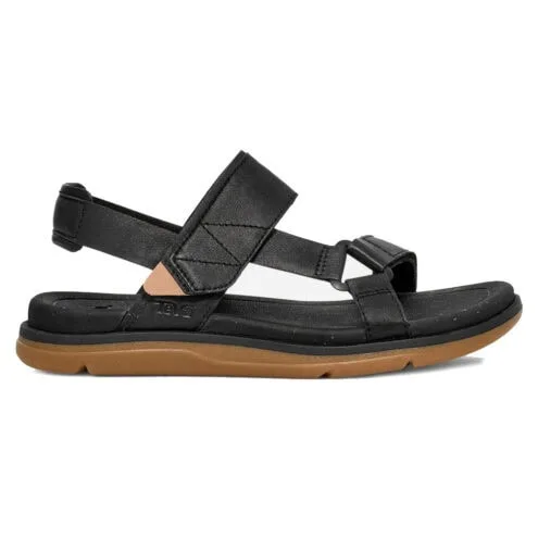 Utsida profil av lyxiga Teva Madera Slingback lädersandaler (dam