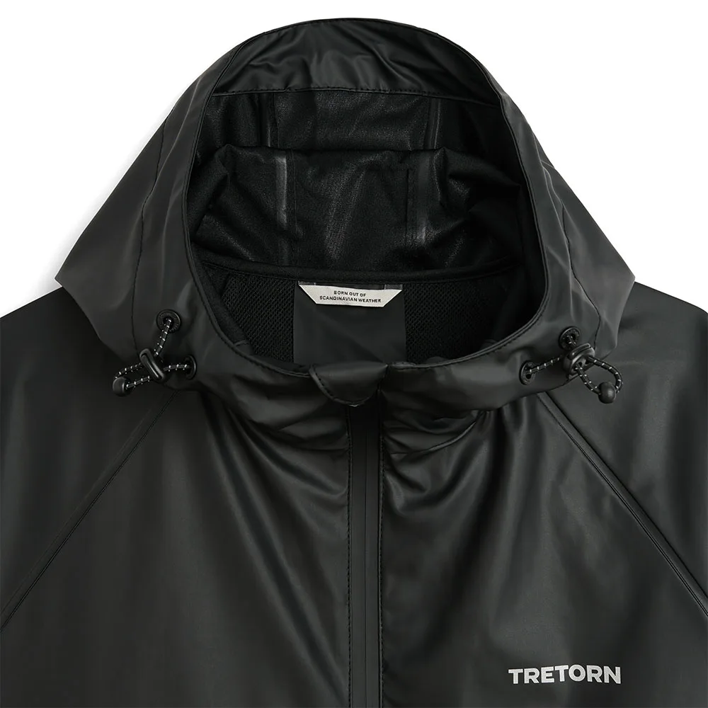 Tretorn Packable Rainbreaker Set regnställ närbild på luva