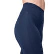 Ett par blåa Casall Flare High Waist Pant yogabyxor (dam)