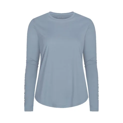 Röhnisch Team Logo Long Sleeve träningströja (dam) - i färgen flint stone