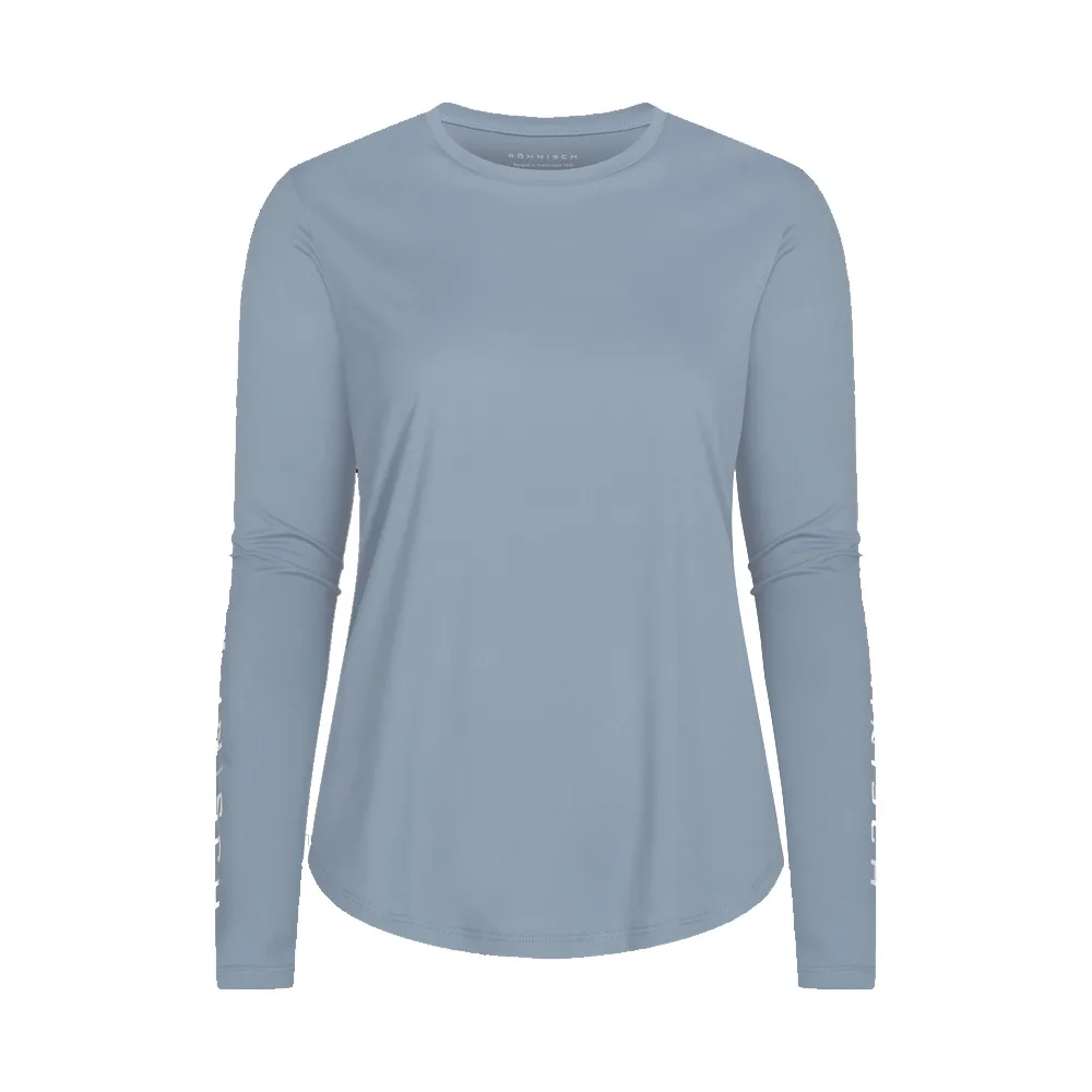 Röhnisch Team Logo Long Sleeve träningströja (dam) - i färgen flint stone
