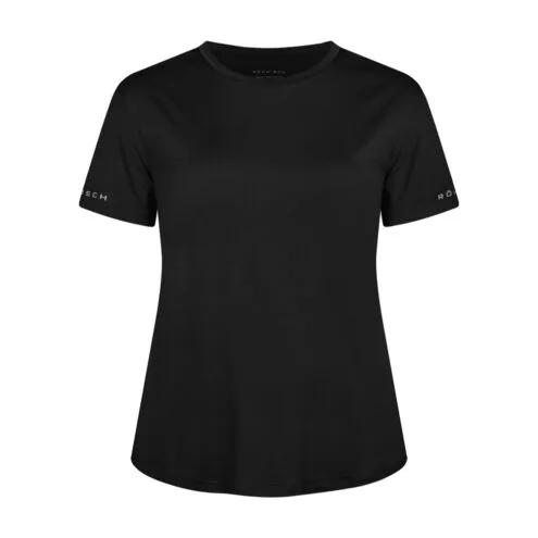 Röhnisch Team Logo Tee träningströja (dam) i en svart färg
