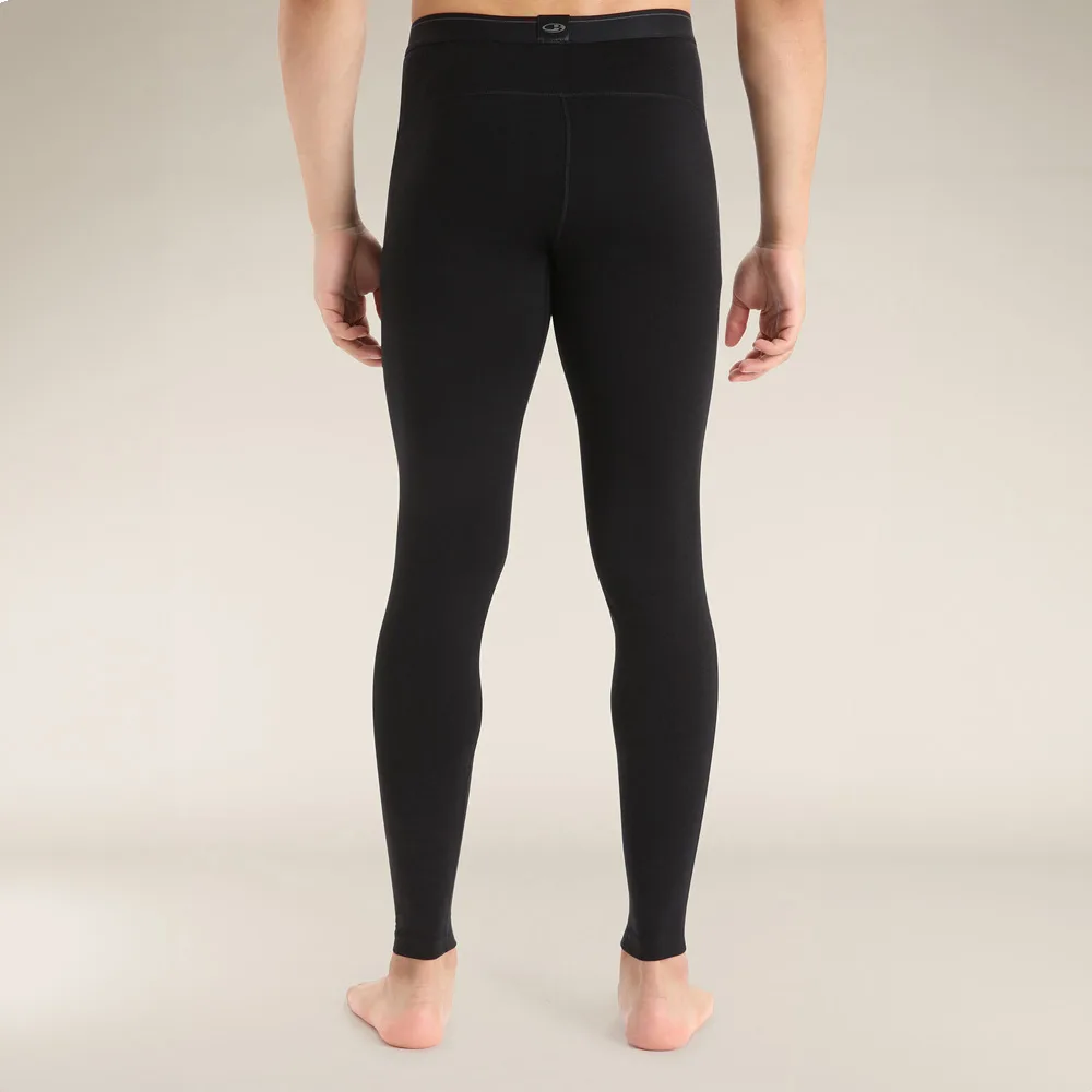 baksida av Icebreaker 200 Oasis Leggings underställsbyxor (herr) på en modell