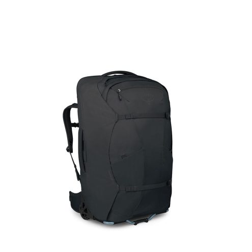 Osprey farpoint fairview wheeled travel pack 65L black front side