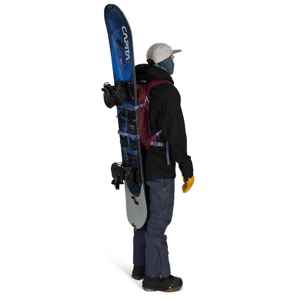 Osprey Glade 12 skidryggsäck (unisex) på en modell