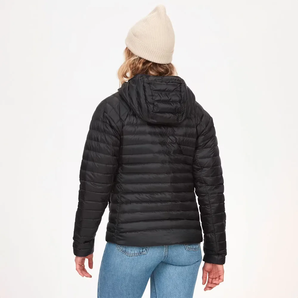 baksdia av Marmot Hype Down Hoody vinterjacka med dun (dam)