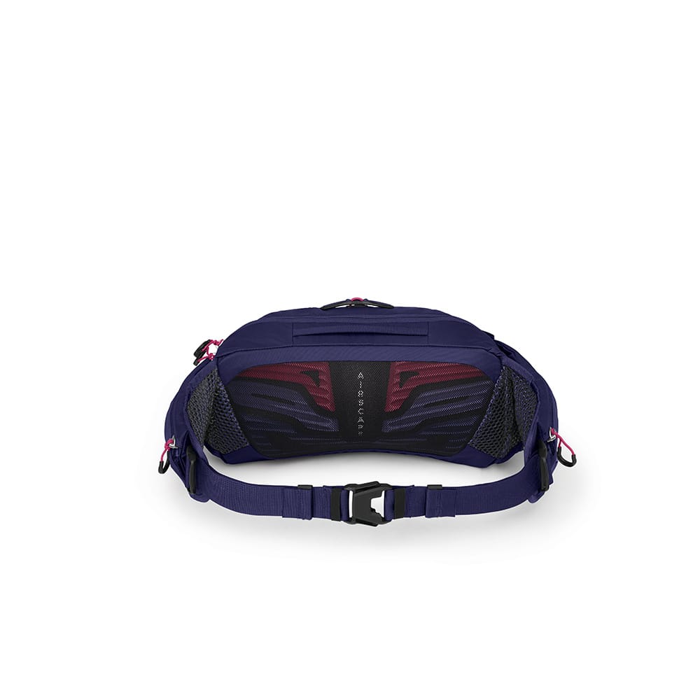 baksida av Osprey Raven 4L cykelväska (dam)