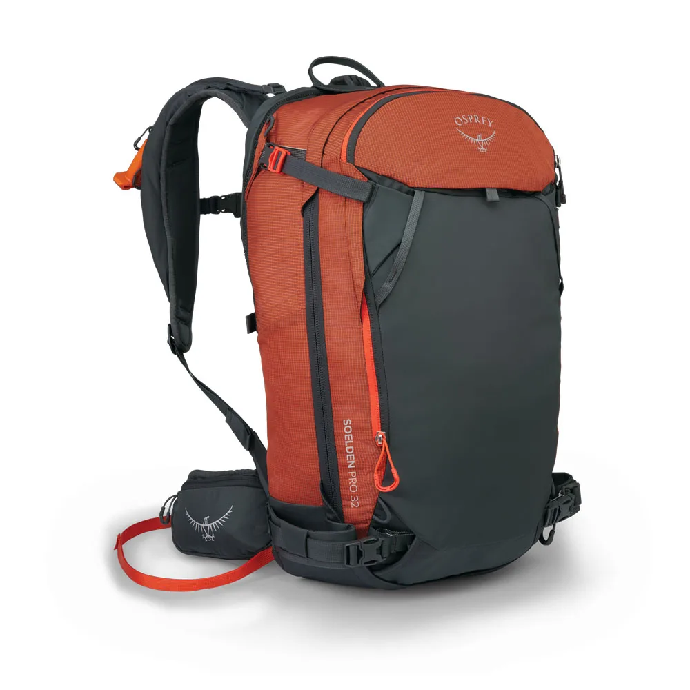 Soelden Pro E2 Airbag Pack 32 lavinryggsäck (herr)i färgen mars orange