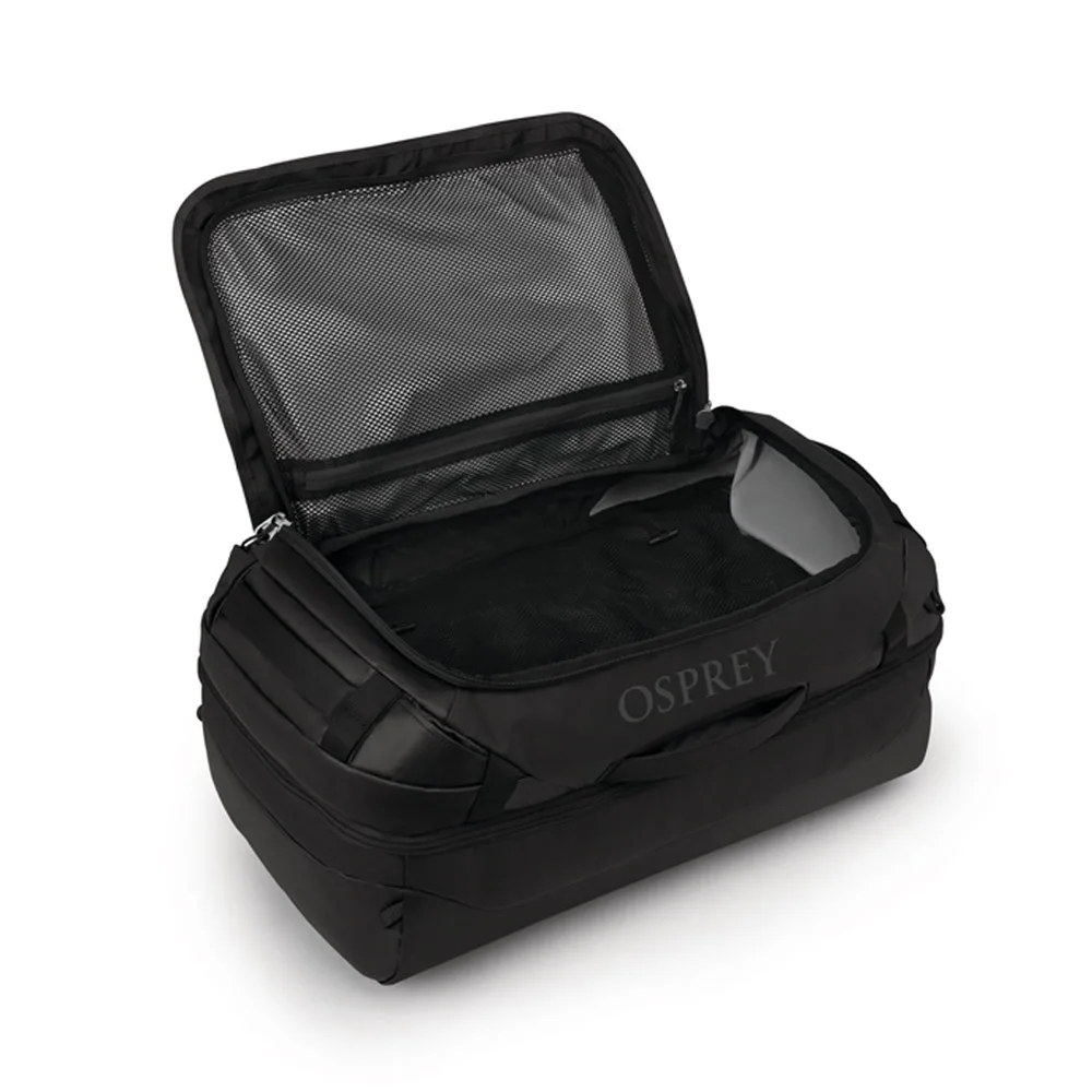 en öppen Osprey Transporter Squffel 44L resväska (unisex)