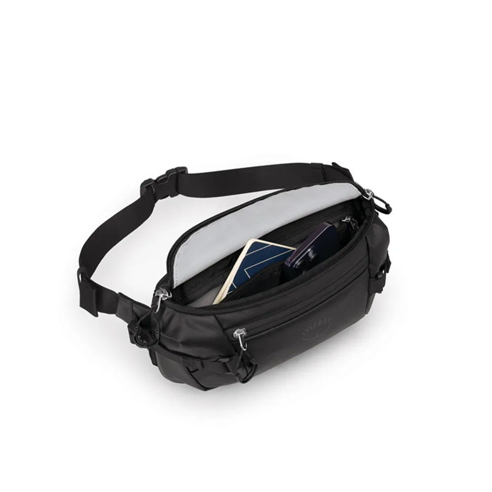 en öppen Osprey Transporter Waist Pack midjeväska (unisex)