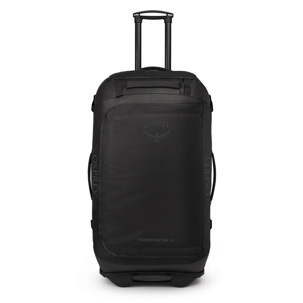 en Osprey Transporter Wheeled Duffel 90L resväska (unisex) med stabila hjul