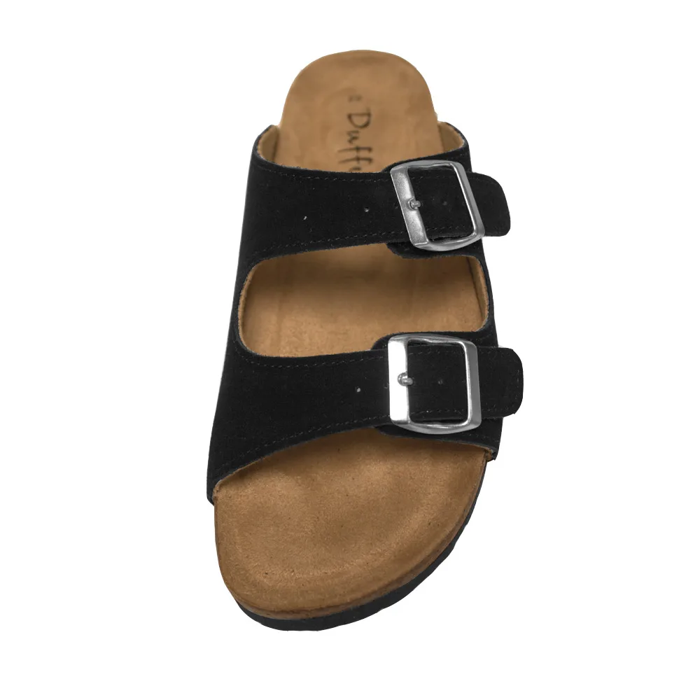 Duffy 8639336 sandaler i svart ovanifrån