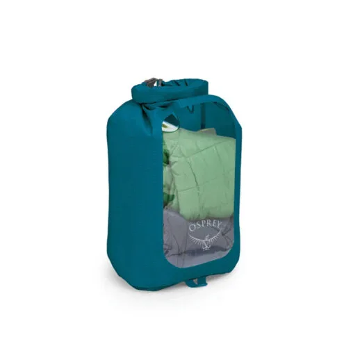 Ultralight DrySack 12L packpåse med fönster i färgen blå