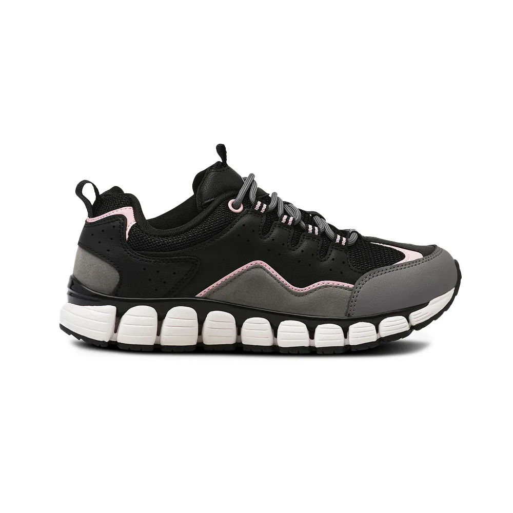 Scholl Galaxy Wave sneakers (dam)i svart och rosa