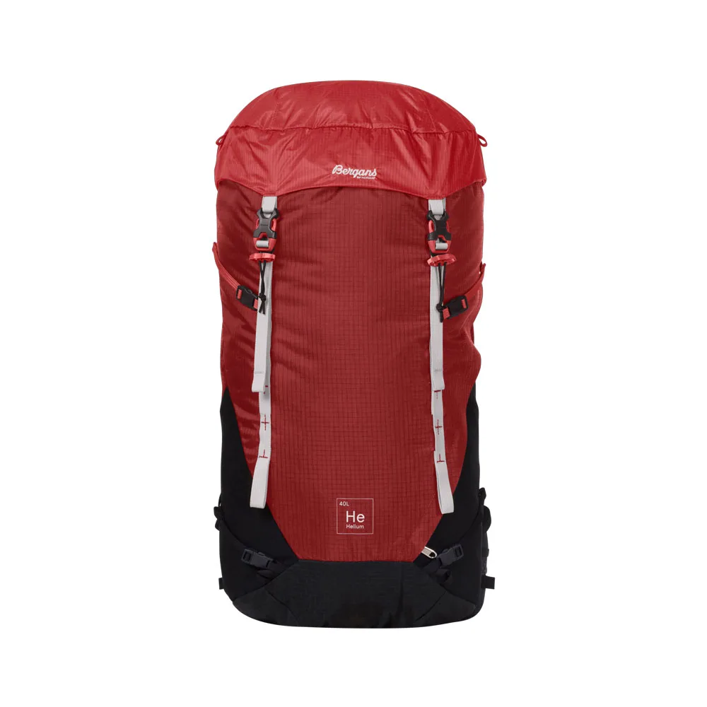 framsida av Bergans Helium V5 40L ryggsäck (dam)
