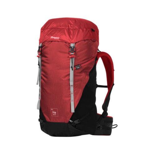 Bergans Helium V5 40L ryggsäck (dam) i röd