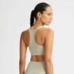 baksida av Röhnisch Ribbed R Sportsbra sport-bh (dam)