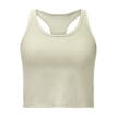 en beige Röhnisch Ribbed R Tank träningslinne (dam)