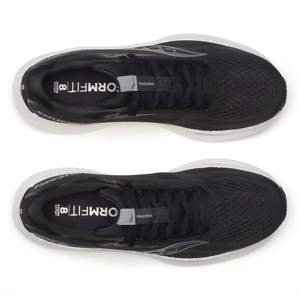 ovandel på ett par Saucony Ride 18 löparskor (herr)