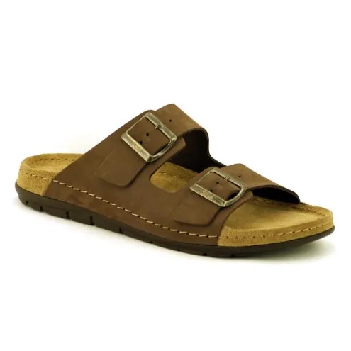 Scholl Aberdeen sandaler (herr)i färgen brown