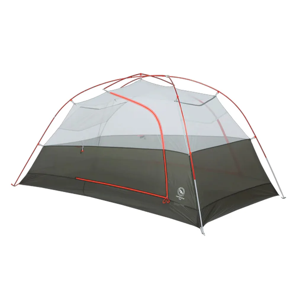 innertält på en Big Agnes Copper Spur UL2 kupoltält för två personer