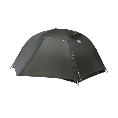 Big Agnes Copper Spur UL2 kupoltält för två personer med stängda ytterdörrar