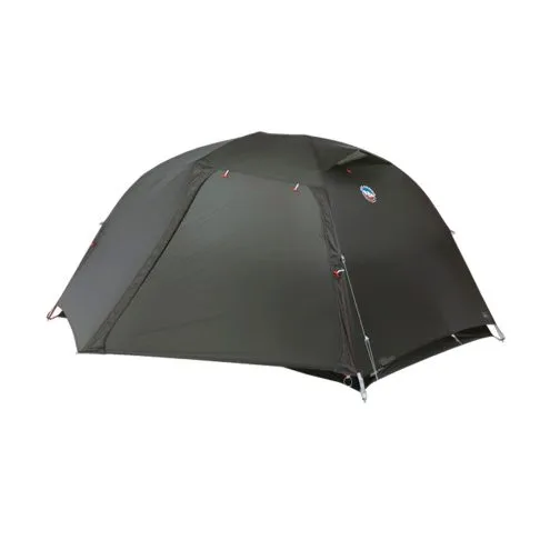 Big Agnes Copper Spur UL2 kupoltält för två personer med stängda ytterdörrar