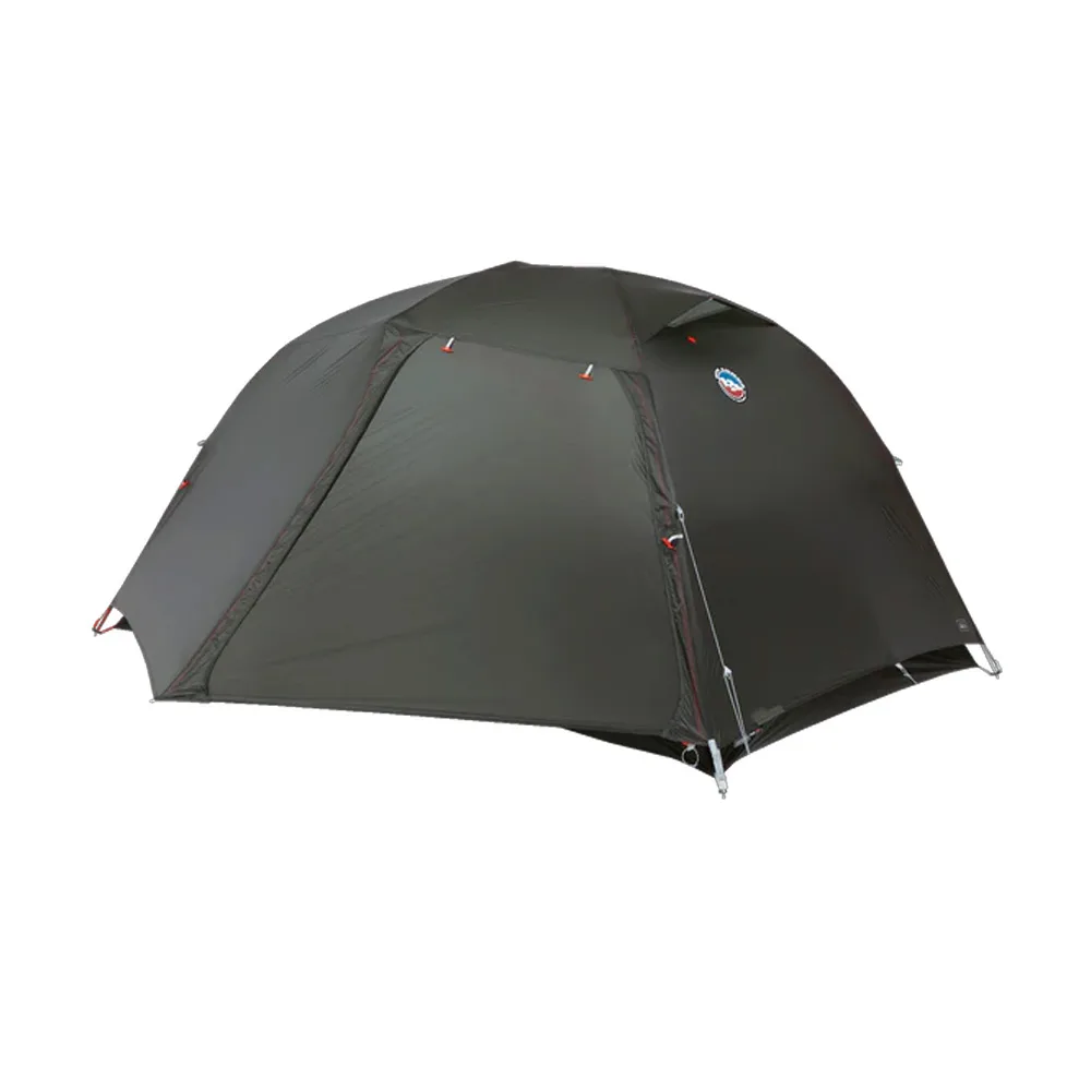 Big Agnes Copper Spur UL2 kupoltält för två personer med stängda ytterdörrar