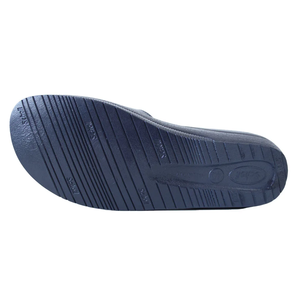 Undersidan av Scholl New Massage tofflor