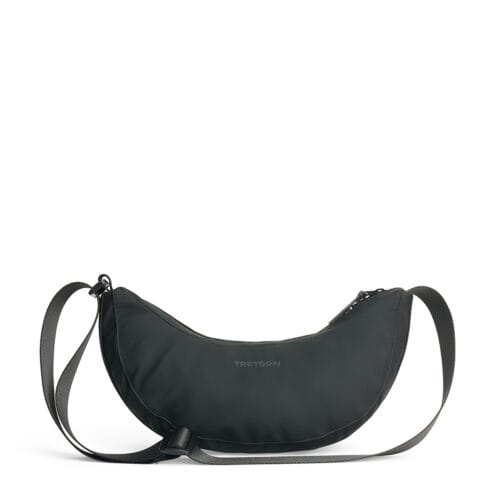 en svart Tretorn PU Moon Bag axelväska (unisex)