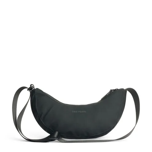en svart Tretorn PU Moon Bag axelväska (unisex)