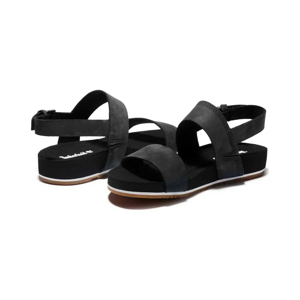 fram- och baksida av Timberland Malibu Waves sandaler (dam)