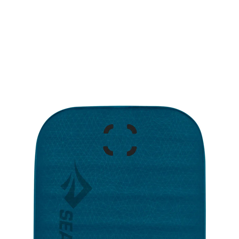 ovandel av Sea To Summit Selfinflate Mat Comfort Deluxe Wide självuppblåsbart liggunderlag