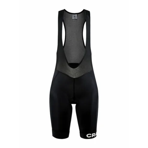 en svart Craft Endur Bib Shorts C4 cykelshorts (dam)