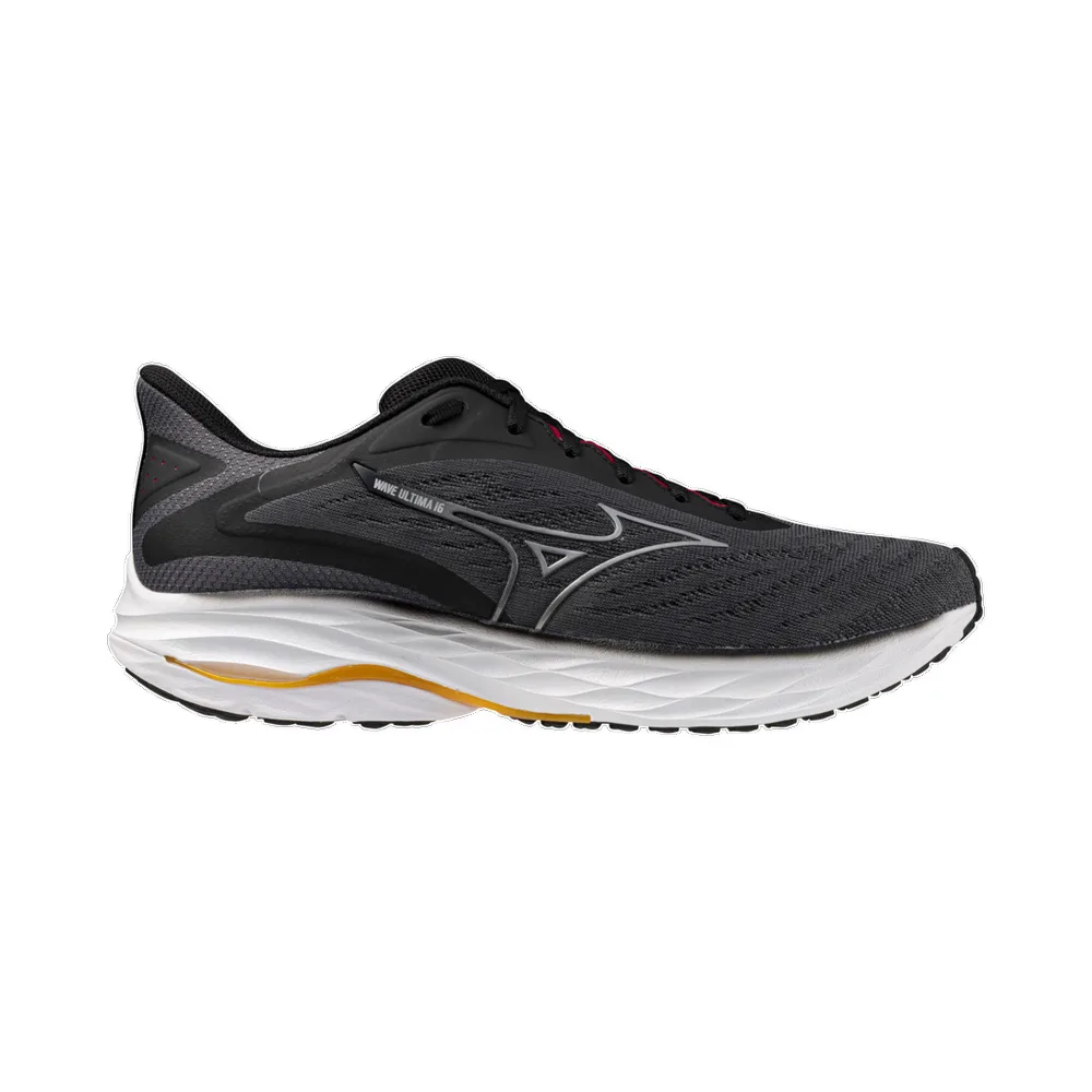 en Mizuno Wave Ultima 16 löparskor (herr) i färgen IronGate/Silver/BrightMarigold