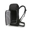 en Osprey Mountain Bound Boot Pack Plus väska för pjäxor (unisex) med sidoöppningen öppnad