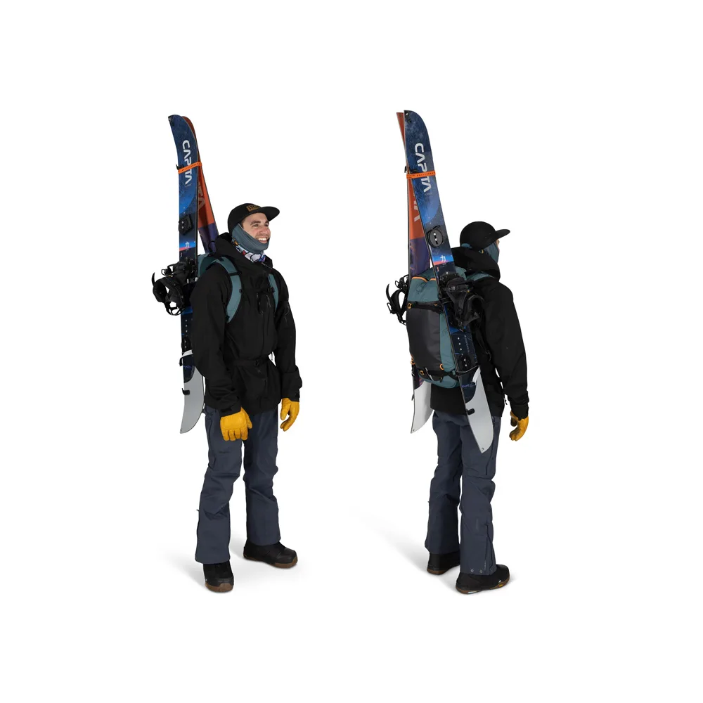Osprey Soelden 25 skidryggsäck (unisex) på en modell