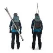 demostration om hur man hänger skidor på en Osprey Soelden 45 skidryggsäck (unisex)