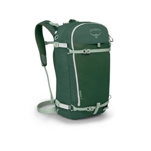 en grön Osprey Sopris 25 skidryggsäck (dam)