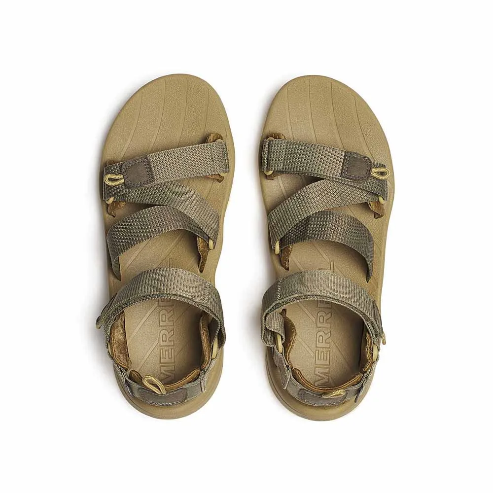 ovansida av gröna Merrell Speed Fusion Sport RMX sandaler (herr)