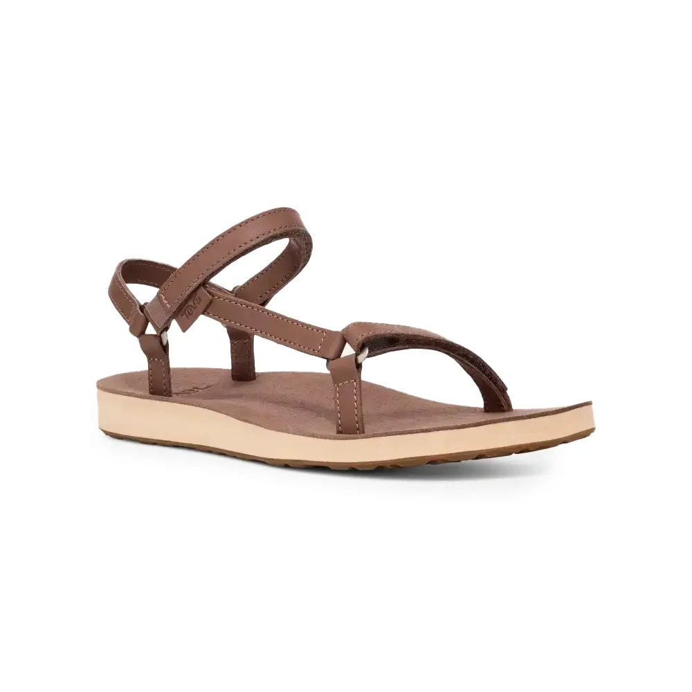 Teva Original Universal Slim Leather sandaler (dam) snett framifrån