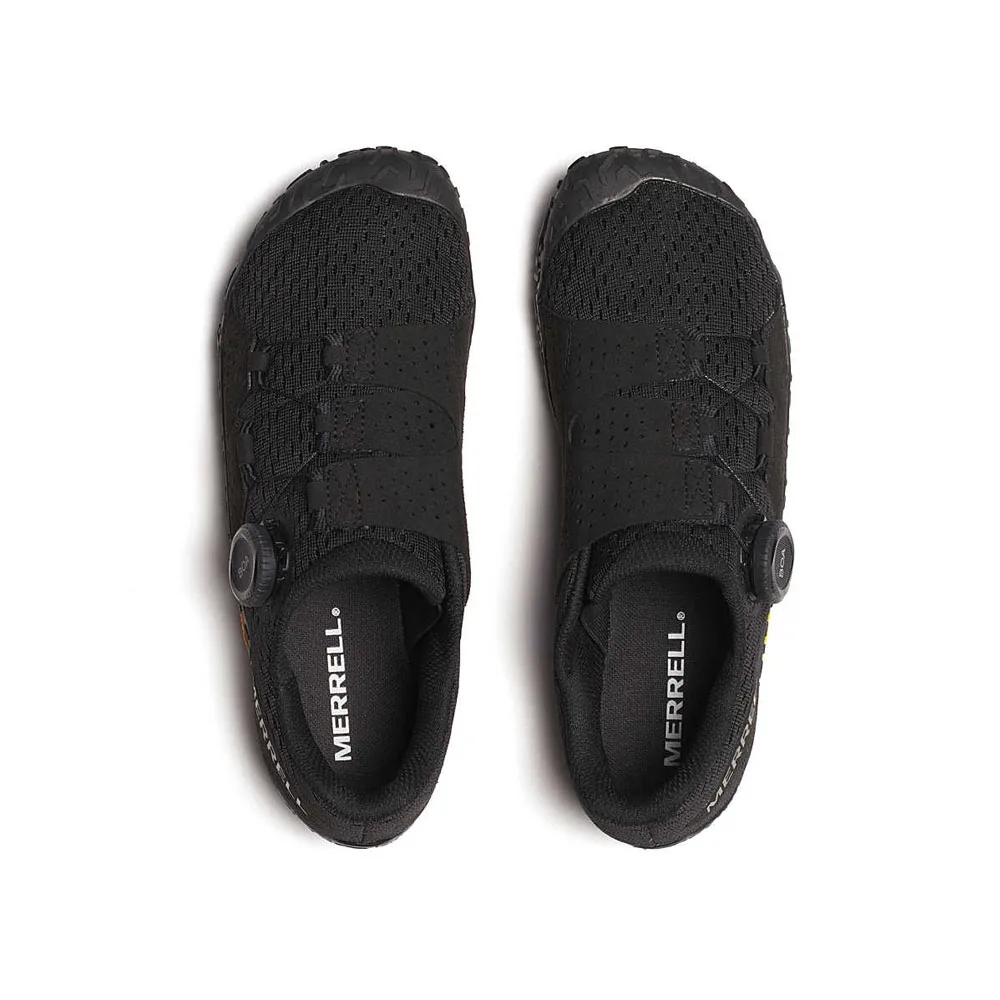 Merrell Vapor Glove 6 Boa löparskor (dam) ovanifrån i svart