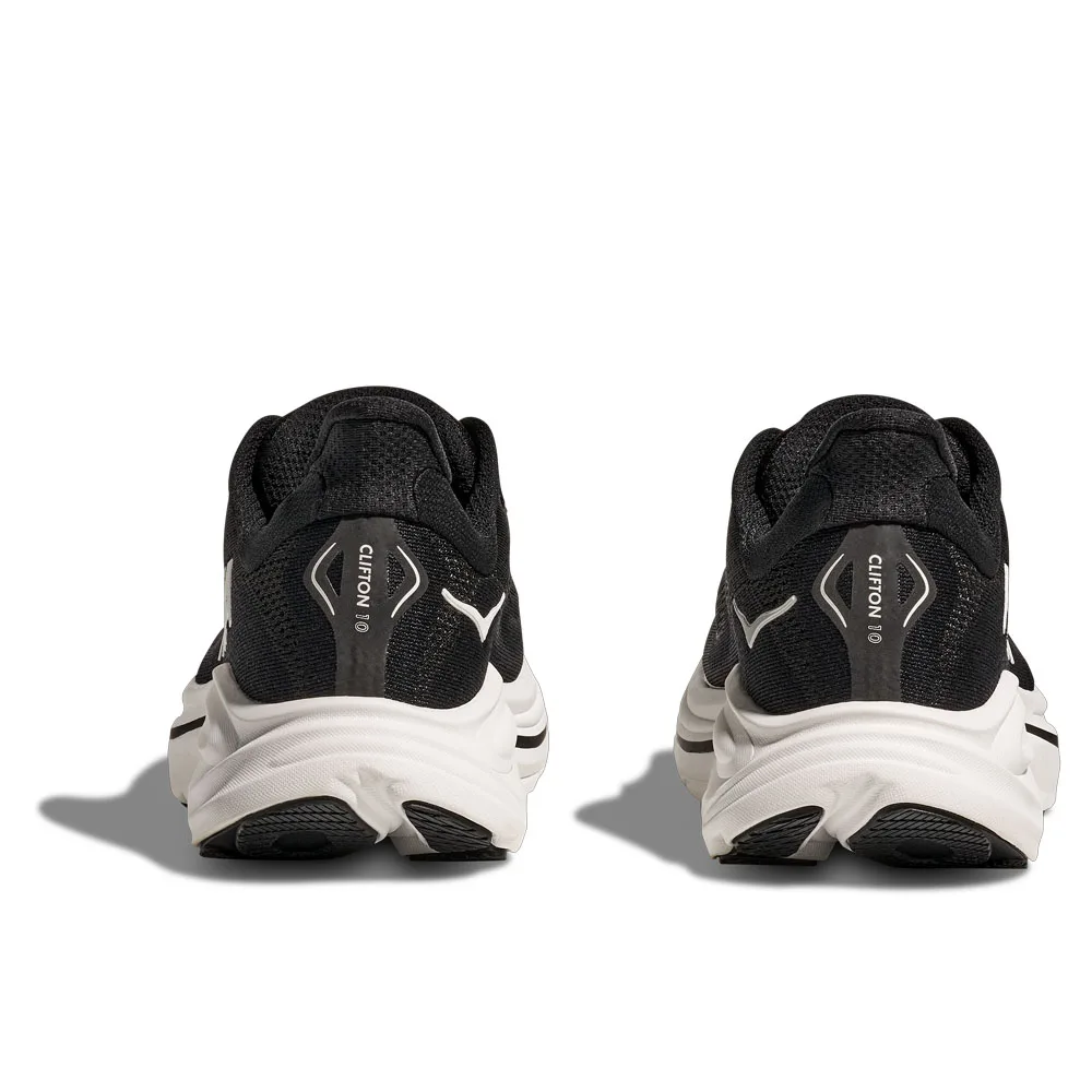 baksida häl av Hoka Clifton 10 Wide löparskor (dam)