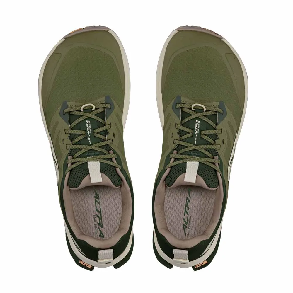 Ett par Altra Lone Peak 9+ traillöparskor (herr) - ovanifrån