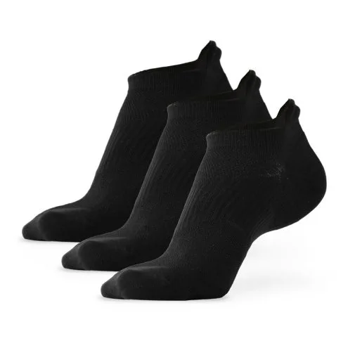 Löparstrumpor 3-pack (unisex) i svart